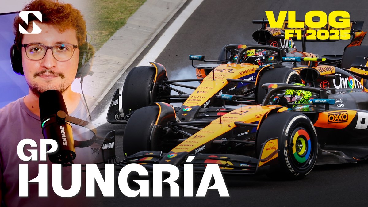 ¡NUEVO VÍDEO! 🏁

Comparado con lo de Bélgica, la carrera de Hungría fue una oda al deporte. El resultado no convenció a algunos, eso sí. ¿Cómo puede ser que Norris adelante estratégicamente a Piastri? ¿Le regalaron la victoria?

Llega el vlog.
➡️ youtube.com/watch?v=fE_gcH…