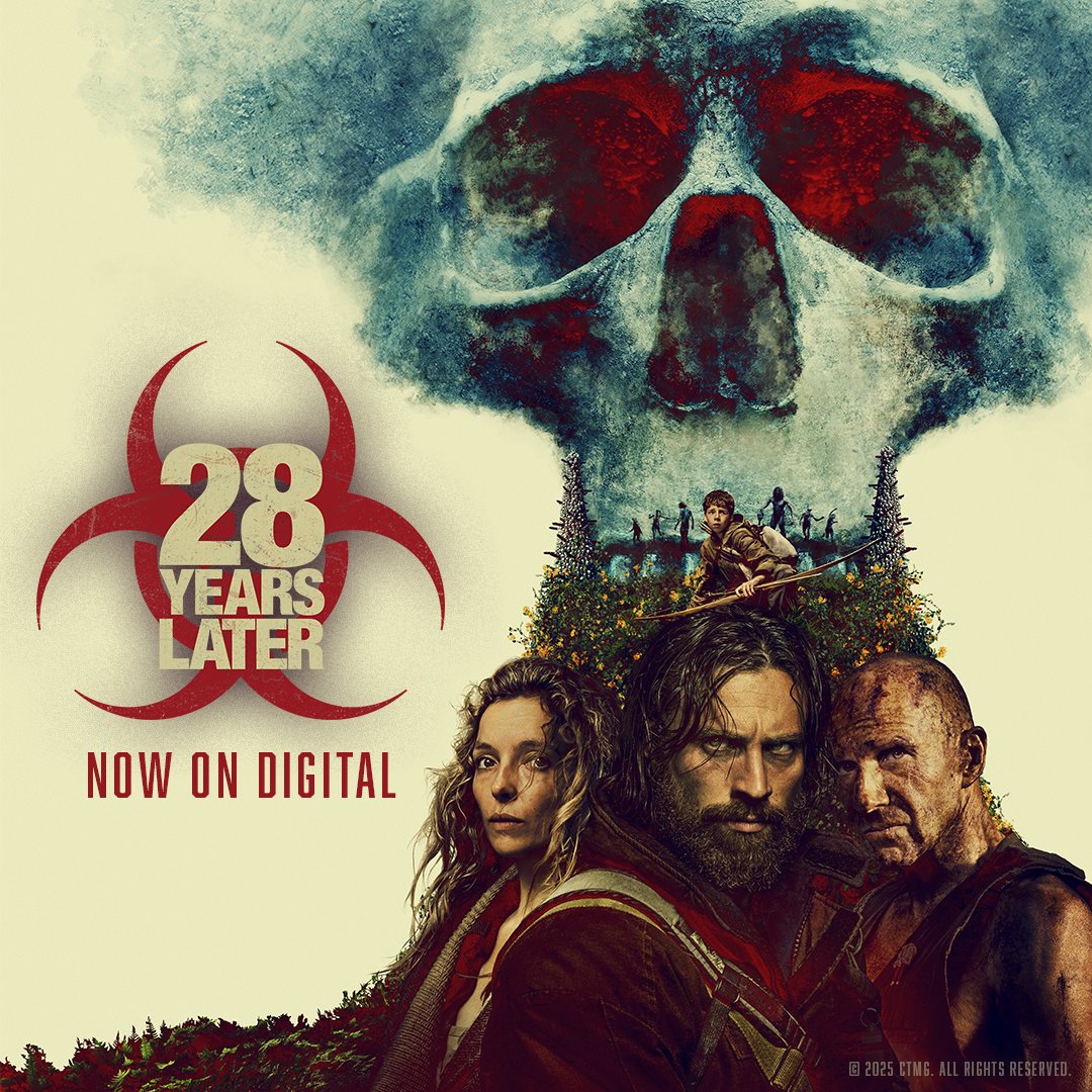 New giveaway! I have five digital copies of “28 Years Later” up for grabs! If you’d like to enter for a chance to win, please Repost and tell me your favorite running scene from a zombie(or infected person)  movie. 

Good luck! This is a cool giveaway!
#28YearsLater