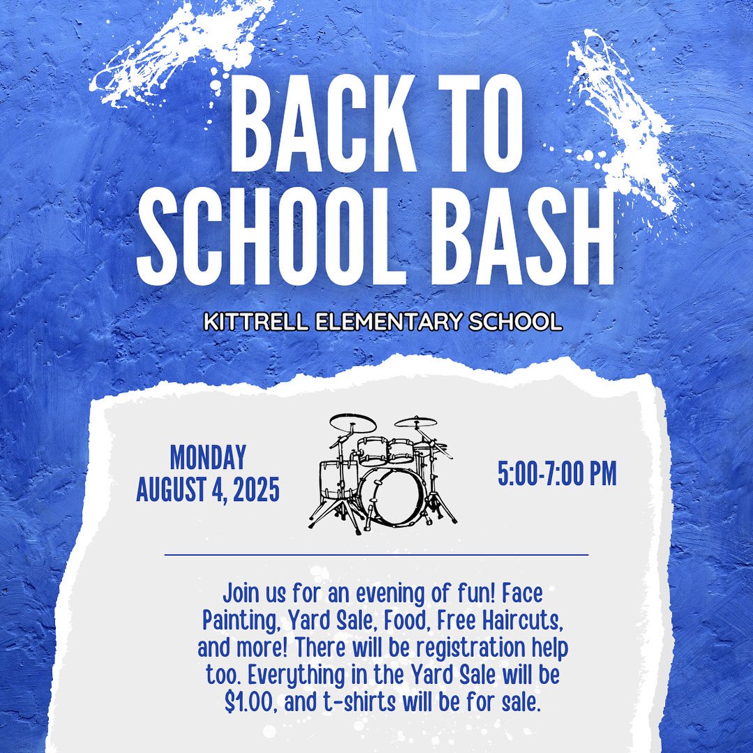 We can’t wait to see everyone at our annual Back to School Bash TONIGHT from 5-7 pm!