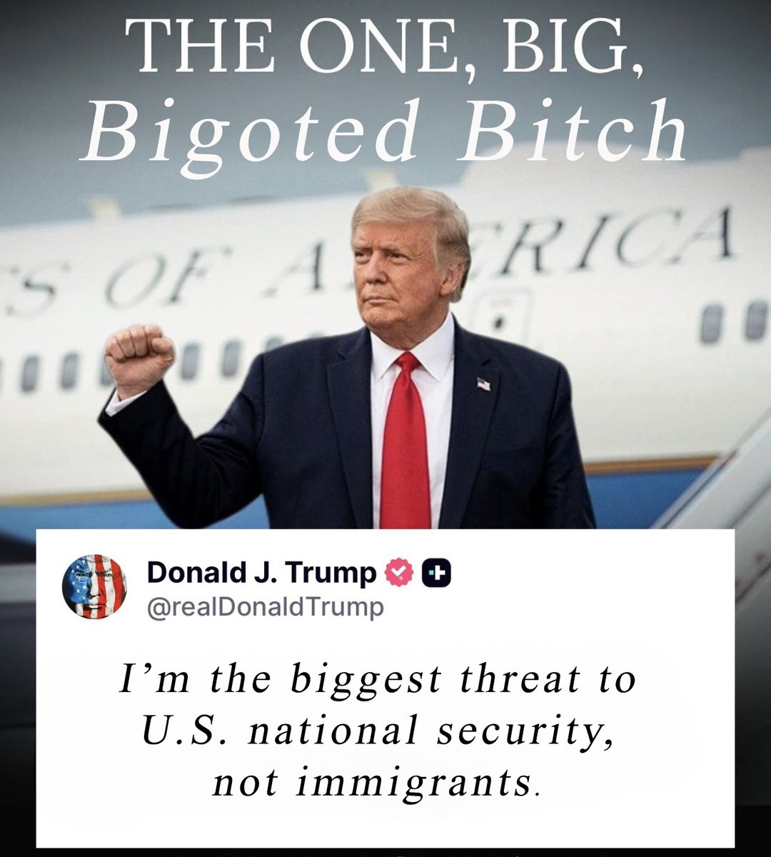 DanGarrett97's tweet image. Yeah, #Trump is #ProGod ... ROFL LMFAO

More like, pro-#Satan.