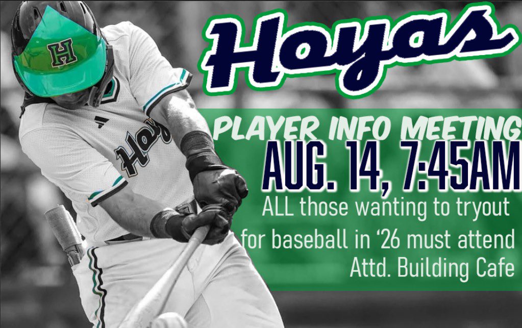 Player interest meeting is Aug. 14th.  If you are interested in trying out you must be in attendance.  Important pre season info will be discussed.  This is a players meeting.  Parent meeting will be held after Labor Day