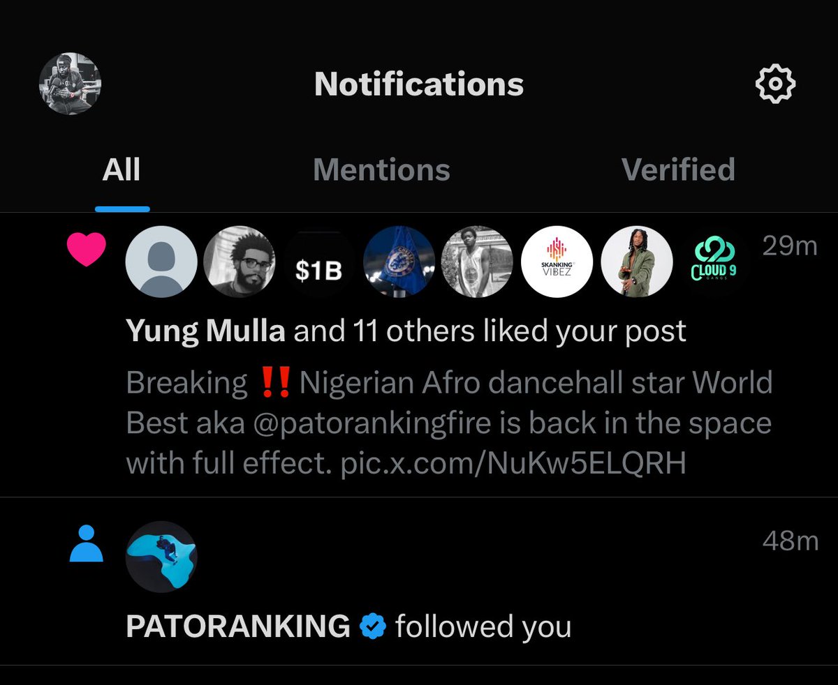 Indeed the World Best followed me on X and on top of that I spoke to him phone, do you know how it feels chale I say me and <a href="/patorankingfire/">PATORANKING</a> talk on phone. 🔥🔥🔥Today is special ‼️ Big up mi lawd Dada <a href="/Obee/">Obee</a> two nogokpo girls for you.📌📌📌📌