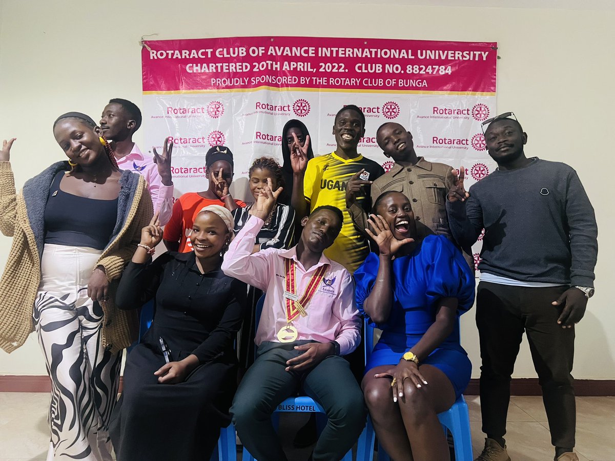 RotaractAIU's tweet image. Catch a glimpse from our Irresistible President’s @MercyBrightieN Official handover to our Unite for Good president @Mushkayz4853 

#officialhandover 
#uniteforgood 
#pacesetters