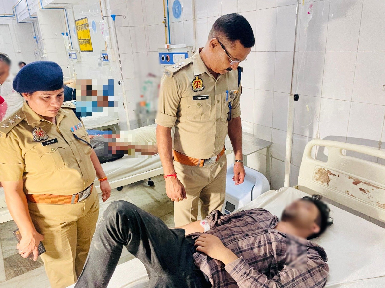 मुरादाबाद में महिला से बैड टच करने वाला गिरफ्तार, एनकाउंटर में पैर में लगी गोली