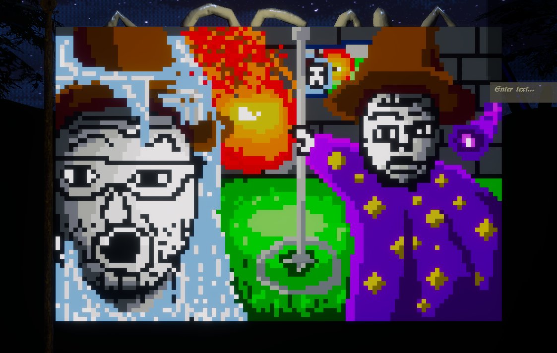 Me and my friend were messing around in Mage Arena and...

#magearena