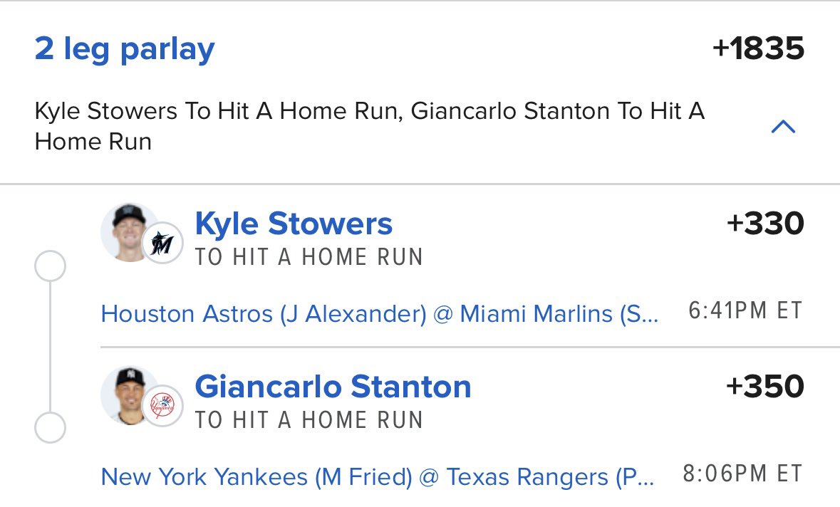 These two are gonna murder the baseball tonight 🚀

300 likes/rt and we’ll drop the 3 man!

Last call! Get the entire mlb season at a HUGE discount 👇

dubclub.win/r/p/pri-mgmqp/…