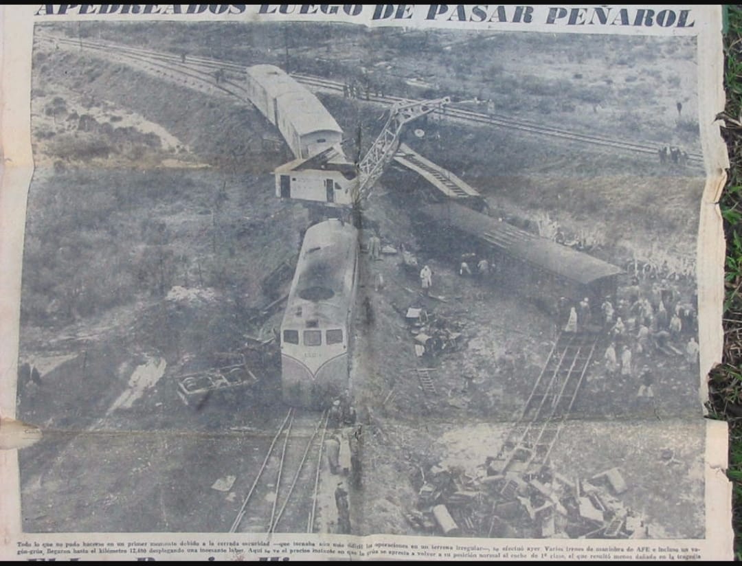 🧵El 2 de agosto de 1963, a las 18:45, ocurrió la mayor tragedia ferroviaria registrada en Uruguay. A más 60 años la vamos a recordar