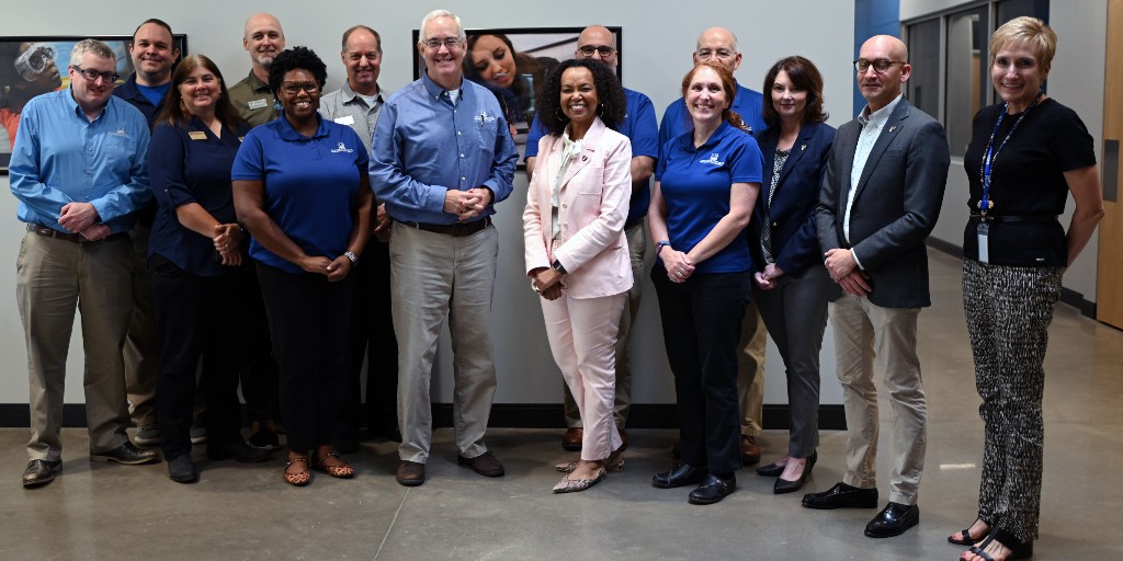 Highlighting efforts to supply our region with skilled workers, PTC President Dr. Hope E. Rivers and members of her team hosted S.C. Department of Employment and Workforce Executive Director William Floyd and his top aides on Monday at the college's Greenwood Campus.