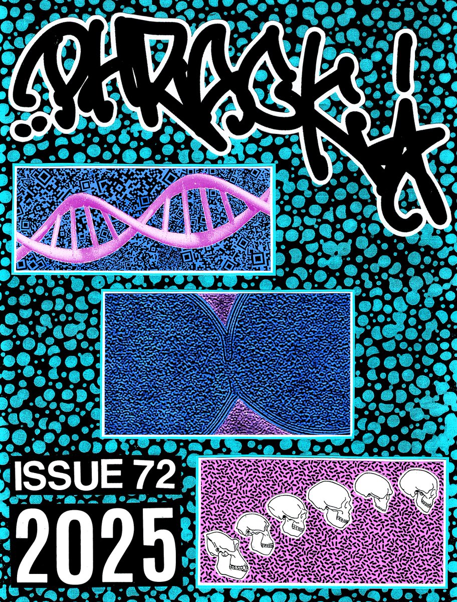 Here is the cover I made for <a href="/phrack/">Phrack Zine</a> 72! This cover will be on copies ordered via print on demand.

The paper used for this collage was extremely hard to photograph or scan bc of the vivid florescent colors. Shout out <a href="/ackmage/">hermit</a> for helping with color correction! See yall in Vegas.