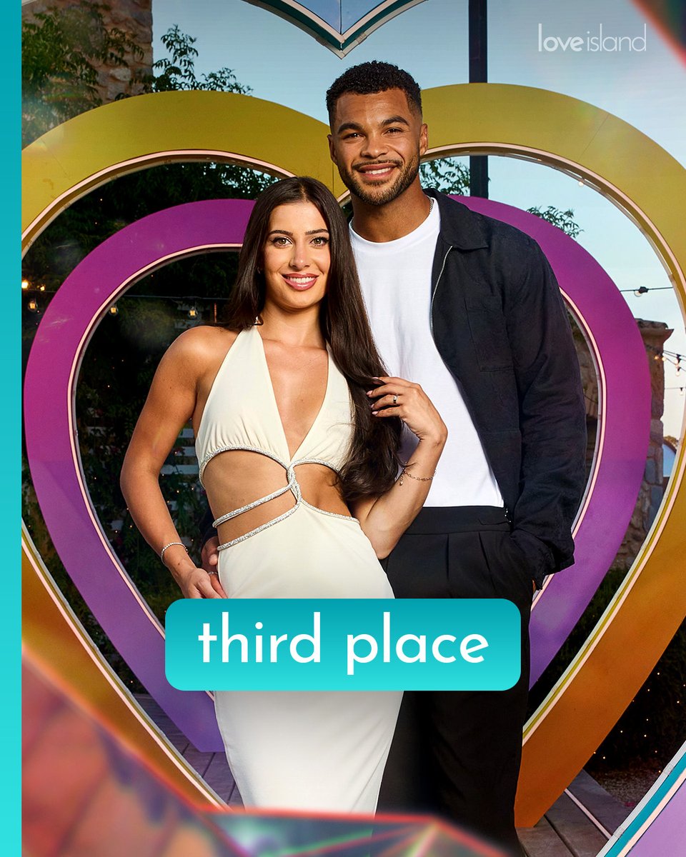 The black cat to his golden retriever 🥹 Yasmin and Jamie are leaving the Villa in 3rd place! #LoveIsland