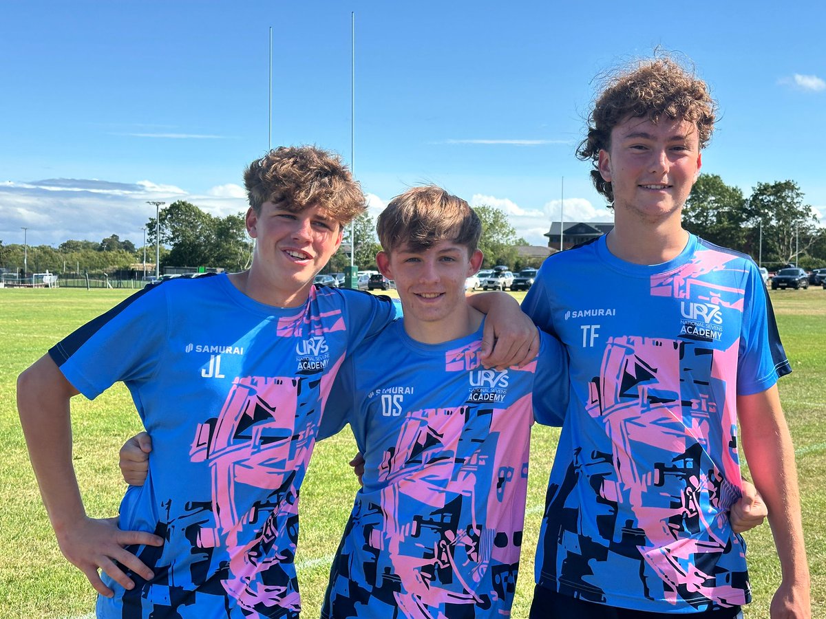 Congratulations to Jensen, Oakley and Tom who have been at Malvern College for the UR7s Midlands Residential. An incredible four days - learning both on and off the pitch from experienced 7s players including current internationals and Olympians. #💙💛 👏👏👏