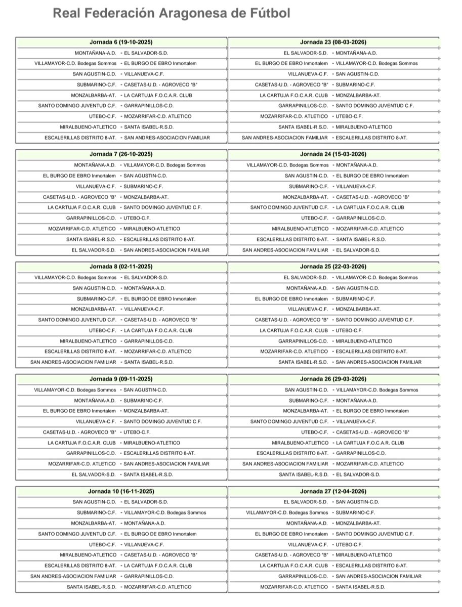 CALENDARIO COMPLETO TEMPORADA 2025/26 ✅️

¡¡ AÚPA MONZAL Y NADA MÁS !! 💛🖤💪⚽️🤟