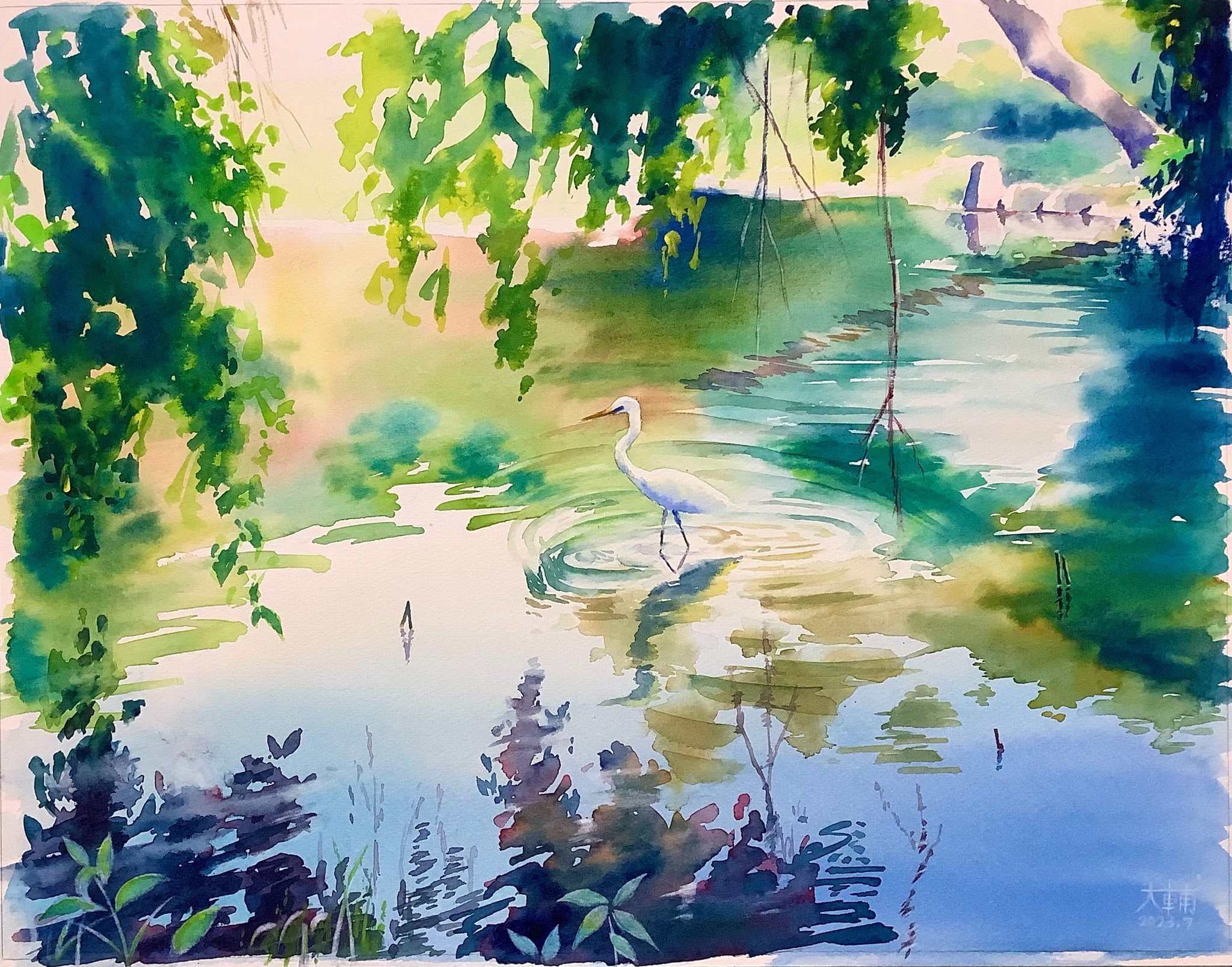 水彩画 DiDi（土井大輔）watercolor on X: 