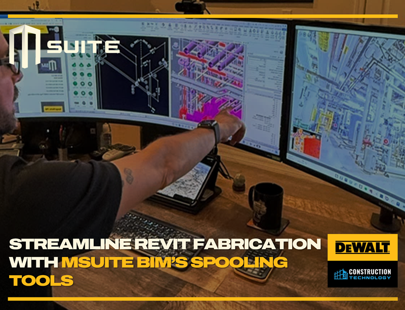 msuitetech's tweet image. Manual spooling slowing your team down?

📍 See why MSUITE BIM is the go-to spooling tool for MEP contractors:
ow.ly/MGBw50WyMSz

#FabricationWorkflow #Revit #Spooling #MEP #ConstructionTech #VDC #BIMtoFAB #MSUITE #RevitPlugins #DigitalFabrication
