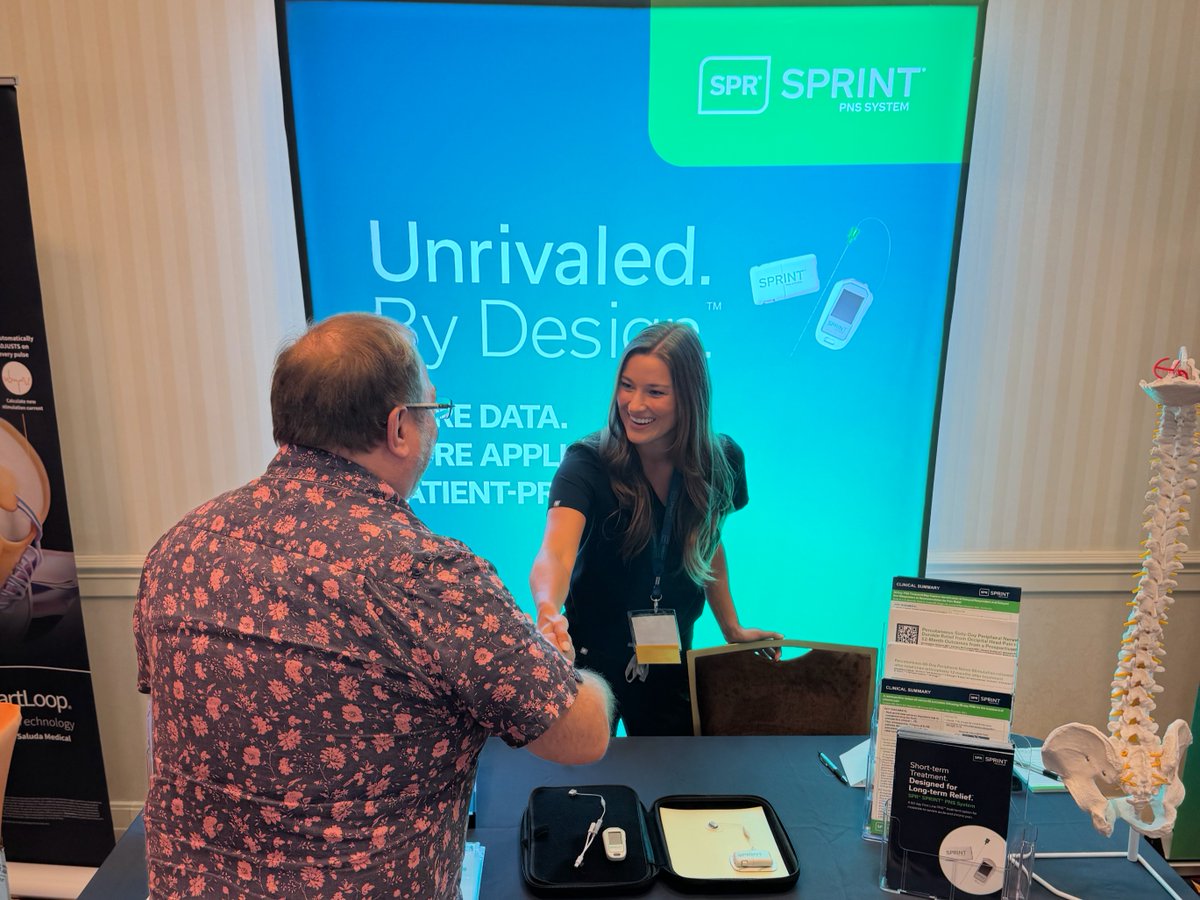 We had a fantastic time in Milwaukee for #IPSS2025! Thanks to everyone who stopped by our booth and connected with us over the weekend.

Special thank you to our #SPRTeam for your energy and expertise this weekend.

#IPSS #WISIPP #SprintPNS #SPRPainRelief