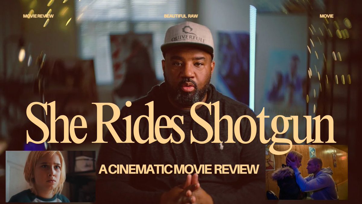 qfproduction's tweet photo. SHE RIDES SHOTGUN Movie Review( Beautiful, Raw) https://t.co/HKo18wQsQi via @YouTube https://t.co/3GH9drFInL
