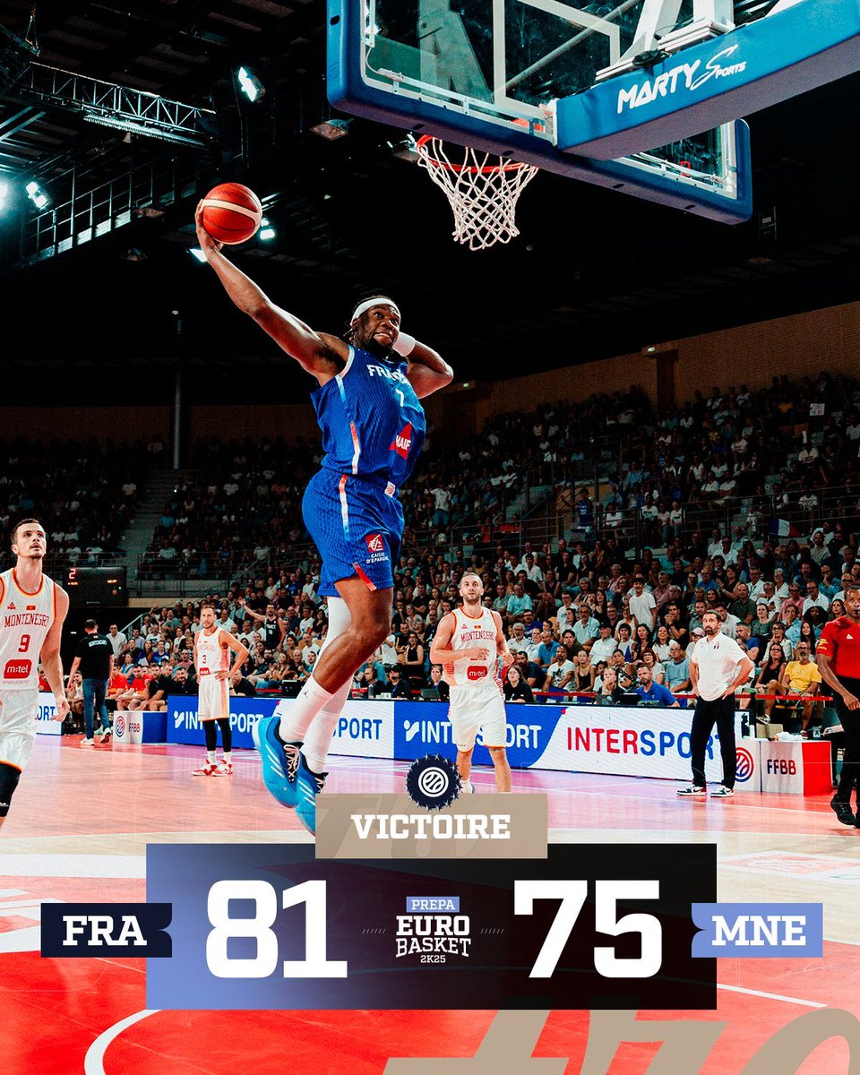 DebriefSportif's tweet photo. 📔🏀NOTES DU MATCH FRANCE - MONTENEGRO [81-75]

Et oui, on revient comme l'année dernière avec les notes de l'EDF !

Victoire dans cette première rencontre après s'être fait peur dans le 4e QT. Mais c'était surtout l'occasion de faire une revue d'effectif !

Mes notes ⬇️ https://t.co/ZrUS5WNtjN