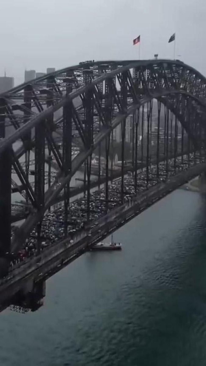 Avustralya'da Filistin'e destek yürüyüşü:100 bin kişi köprüyü kapattı buff.ly/dbrrHZW