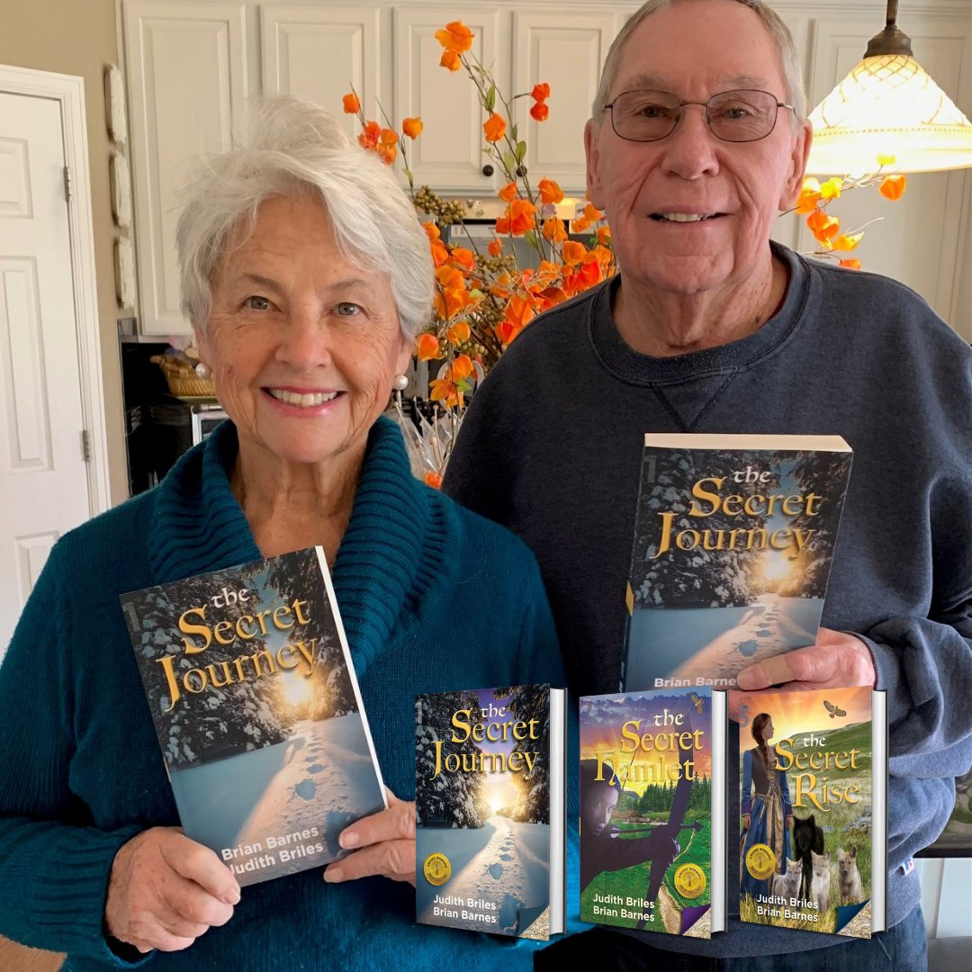 Spend a laid-back Sunday afternoon with Judith &amp; Brian Barnes as they toast the launch of The Secret Rise—Book 3 in the Harmonie Series.

Good stories. Great company. You’re invited.

Sunday, August 10
4–6 PM
JudithBrilesBooks.com

#TheSecretRise #HarmonieSeries #BookLaunch