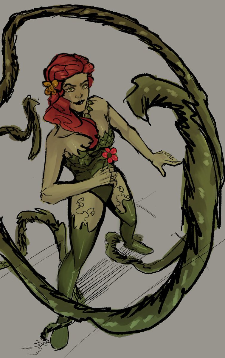 quick ivy sketch between comms