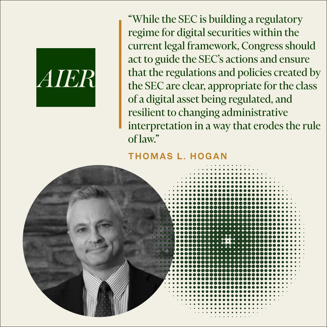 The SEC has incorrectly classified most crypto tokens as investment  contract securities. A crypto token should be considered a security only if  its programming includes the ability to make payments, similar to