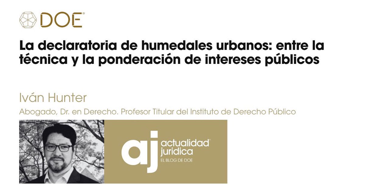 ⚖️OPINIÓN| Sobre el  la sentencia del Segundo Tribunal Ambiental en la causa Rol R-459-2024  escribe <a href="/hunterampuero/">Ivan Hunter Ampuero</a>, profesor de derecho de <a href="/derechouach/">Derecho U. Austral de Chile</a>.

Lee acá➡️actualidadjuridica.doe.cl/la-declaratori…

#DOE #Derecho #TribunalAmbiental