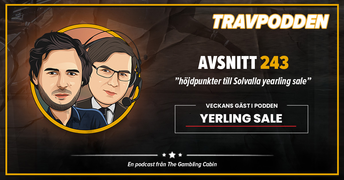 Avs 243 - "höjdpunkter till Solvalla yearling sale"
🎧 gamblingcabin.se/go/travpodden

 I samarbete med yearlingsale.se så går Travpodden igenom sina höjdpunkter till Solvalla yearling sale den 19 augusti. I det här avsnittet tittar vi på hästarna 1-30 och sammanfattar det som