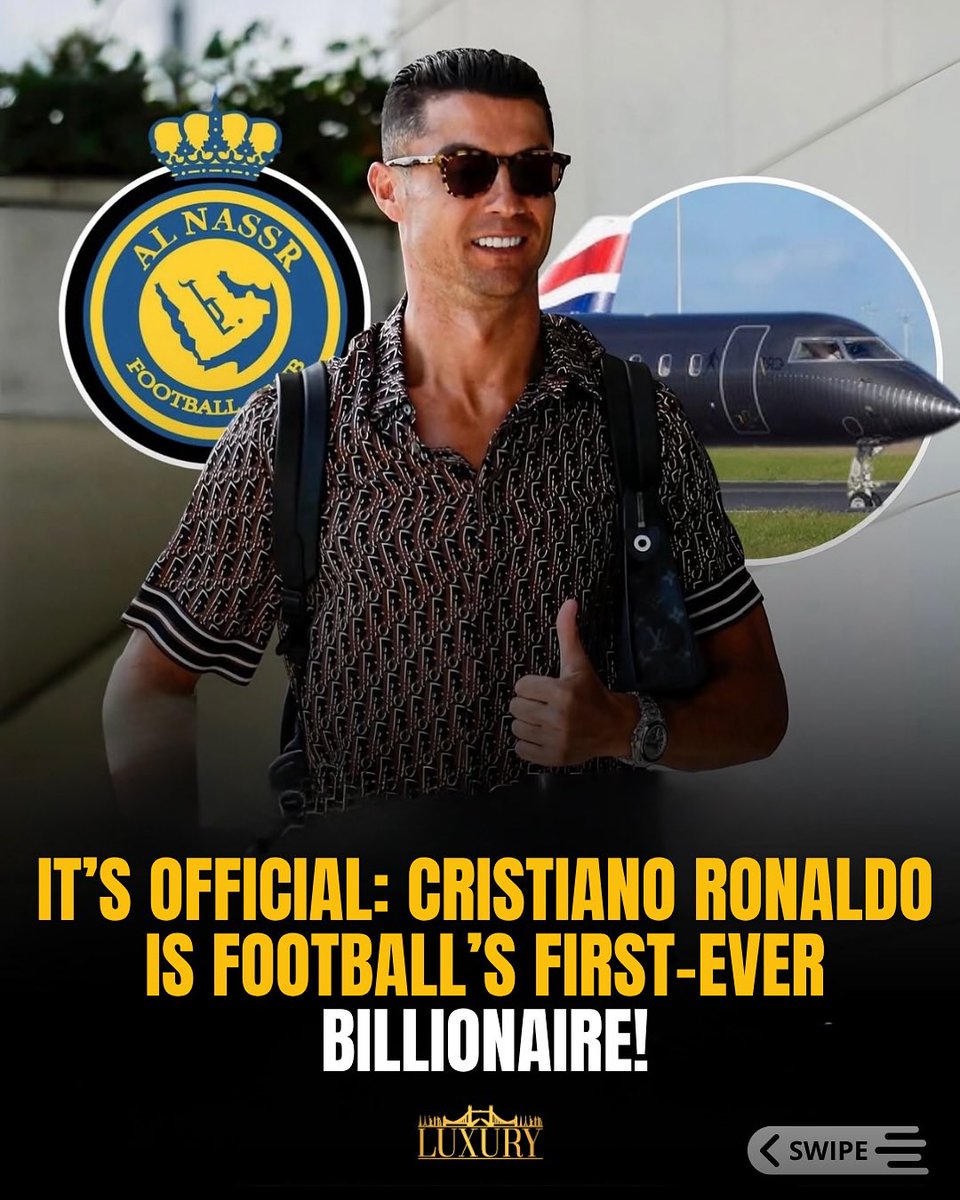 Stereogoddess's tweet image. ⚽️ @Cristiano #Ronaldo Is Officially The 1st Football #Billionaire ! #Stereogoddess
