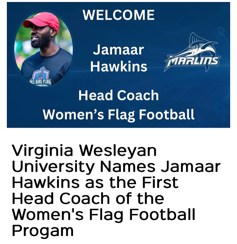 I am thrilled to join the Virginia Wesleyan family as the first women’s flag football head coach in school history. All glory to God! vwuathletics.com/news/2025/8/4/…