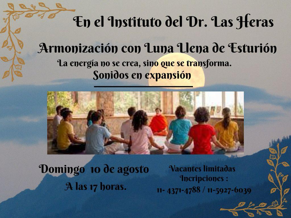 Aqui tienes una oportunidad para ocuparte de tu Armonía, bienestar y concreción de deseos positivos de vida. Inscríbete ya. Vacantes limitadas a 10 personas.