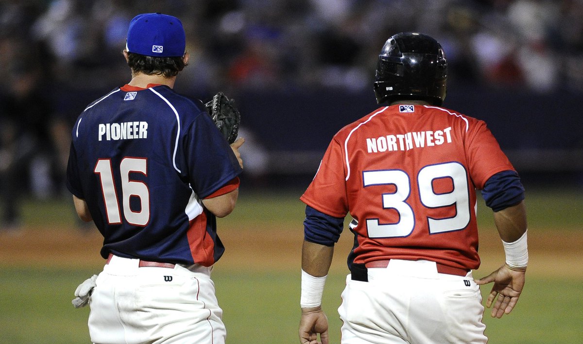 On this day in 2015, the Spokane Indians hosted the Northwest League vs. Pioneer League All-Star Game at Avista Stadium. The NWL emerged triumphant with a 6-5 extra-inning win in front of a sellout crowd. 🌟 #GoSpo