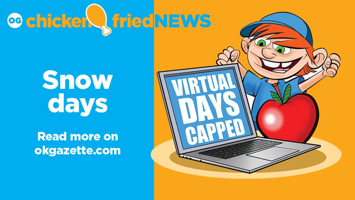 okgazette's tweet image. ⛄️ Snow days 🎒

📚 The use of virtual school during the pandemic brought an end to snow days, that won’t be as much of an option moving forward. ❄️

Read more at okgazette.com/news

#oklahomaschools #virtualclasses #snowdays #oklahomaeducation