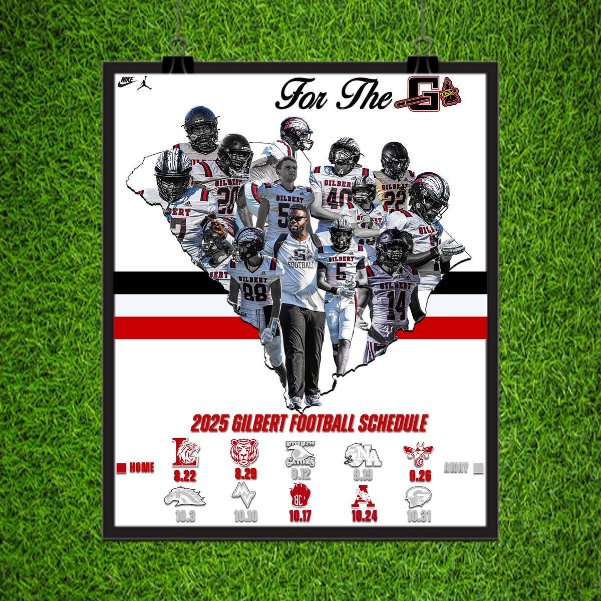 JavonteAdams's tweet photo. Some GFX work from this summer! Thanks to @LexPost7Ball and @gilberthsfb for allowing me to create for you! https://t.co/E3NsnXhyMu