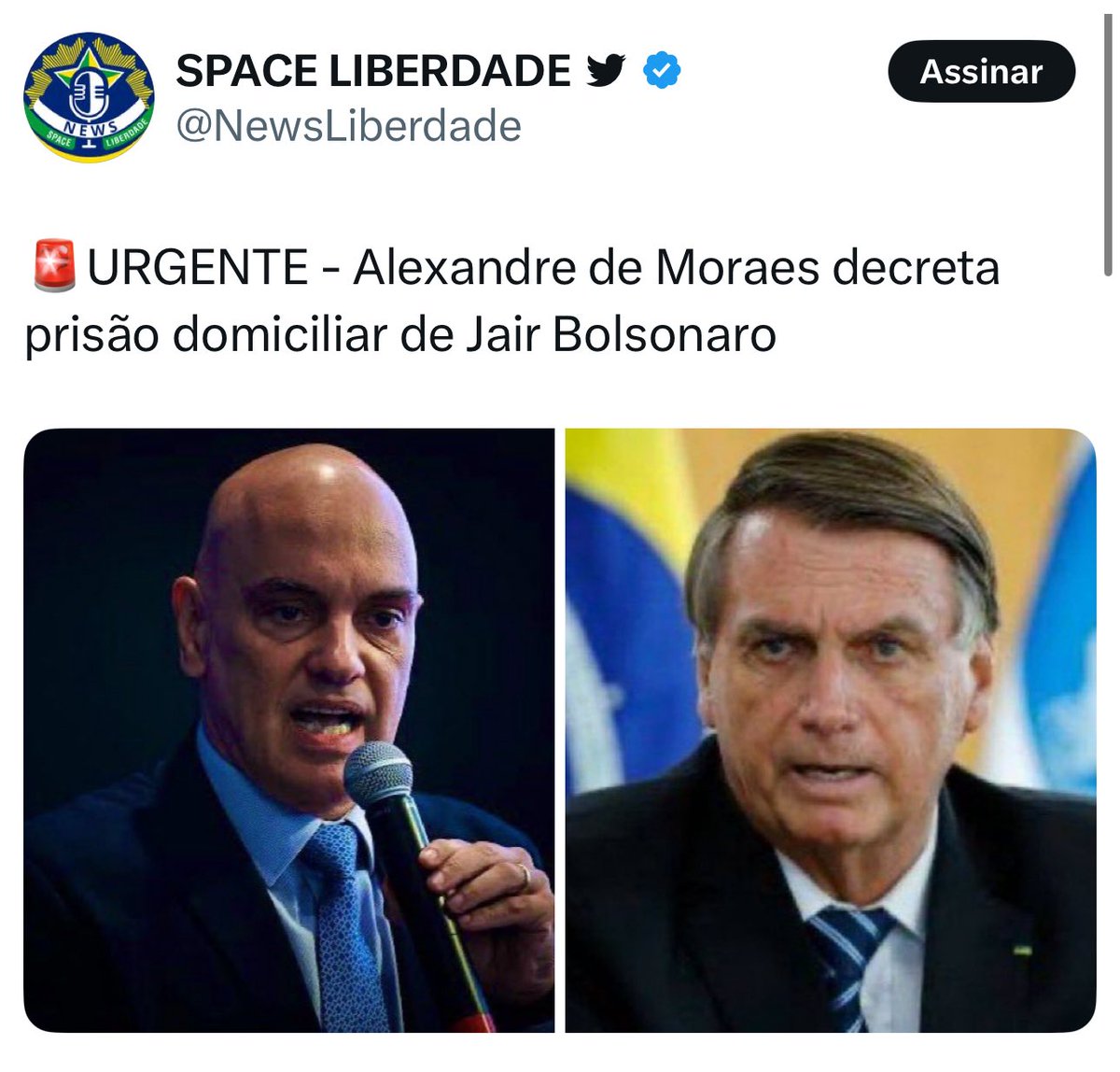 Mauricio Marcon (@maubmarcon) on Twitter photo Em meio as revelações bombásticas da Lava Toga, Moraes usa a velha tática de tentar tirar o foco, punindo Bolsonaro que vinha cumprindo as decisões absurdas do ainda ministro até aqui.
O que falta para o <a href="/SenadoFederal/">Senado Federal</a> parar esse cidadão? Em meio as revelações bombásticas da Lava Toga, Moraes usa a velha tática de tentar tirar o foco, punindo Bolsonaro que vinha cumprindo as decisões absurdas do ainda ministro até aqui.
O que falta para o <a href="/SenadoFederal/">Senado Federal</a> parar esse cidadão?
