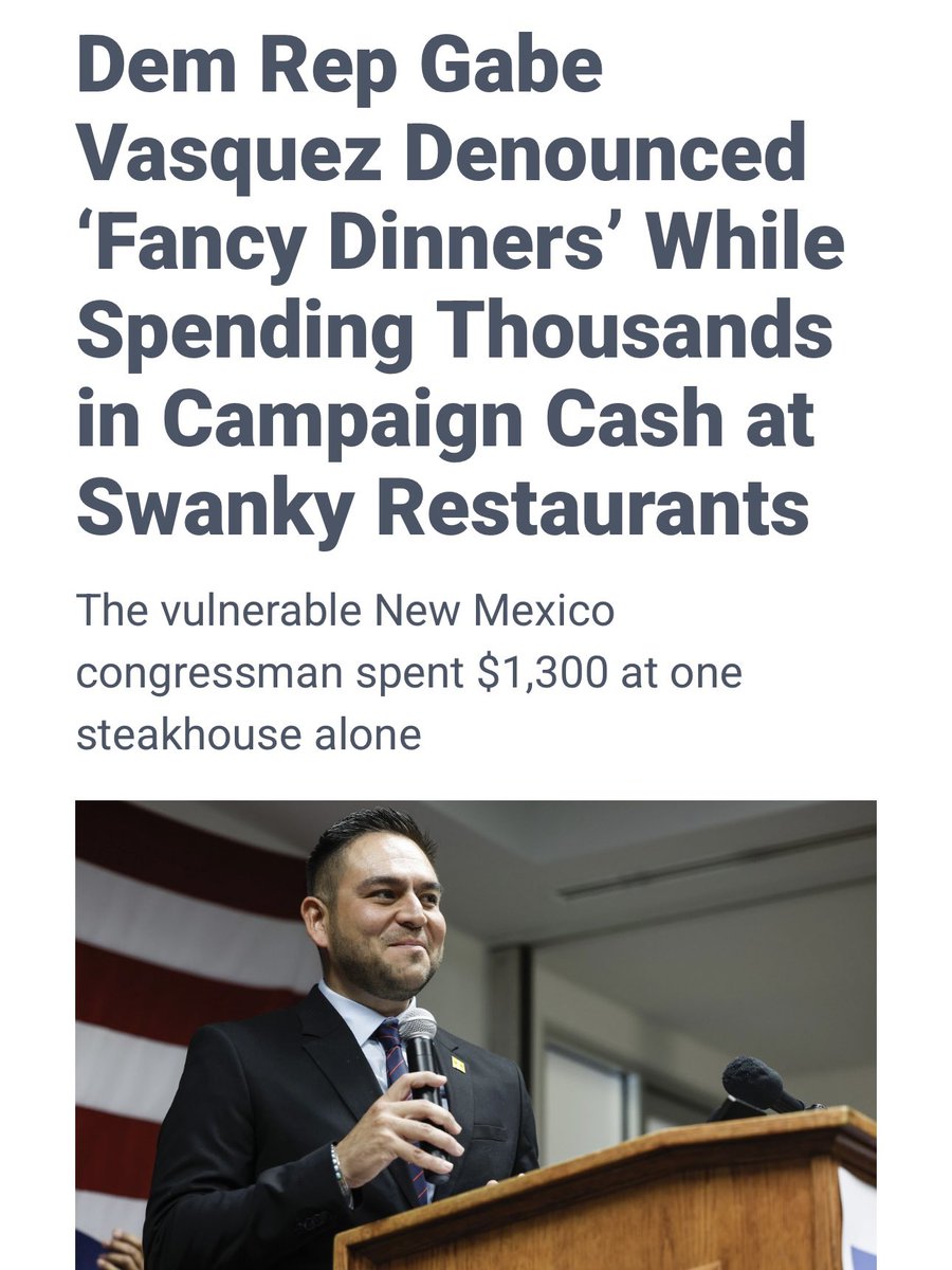 NRCC (@nrcc) on Twitter photo Fraudulent swamp creature <a href="/Gabe_NM/">Gabe Vasquez</a> Vasquez pretending to fish from a toxic DC swamp river 🟰 peak political theater. Meanwhile he's dropping thousands with liberal elites at fancy DC restaurants while raising taxes and the cost of living for New Mexico families Fraudulent swamp creature <a href="/Gabe_NM/">Gabe Vasquez</a> Vasquez pretending to fish from a toxic DC swamp river 🟰 peak political theater. Meanwhile he's dropping thousands with liberal elites at fancy DC restaurants while raising taxes and the cost of living for New Mexico families