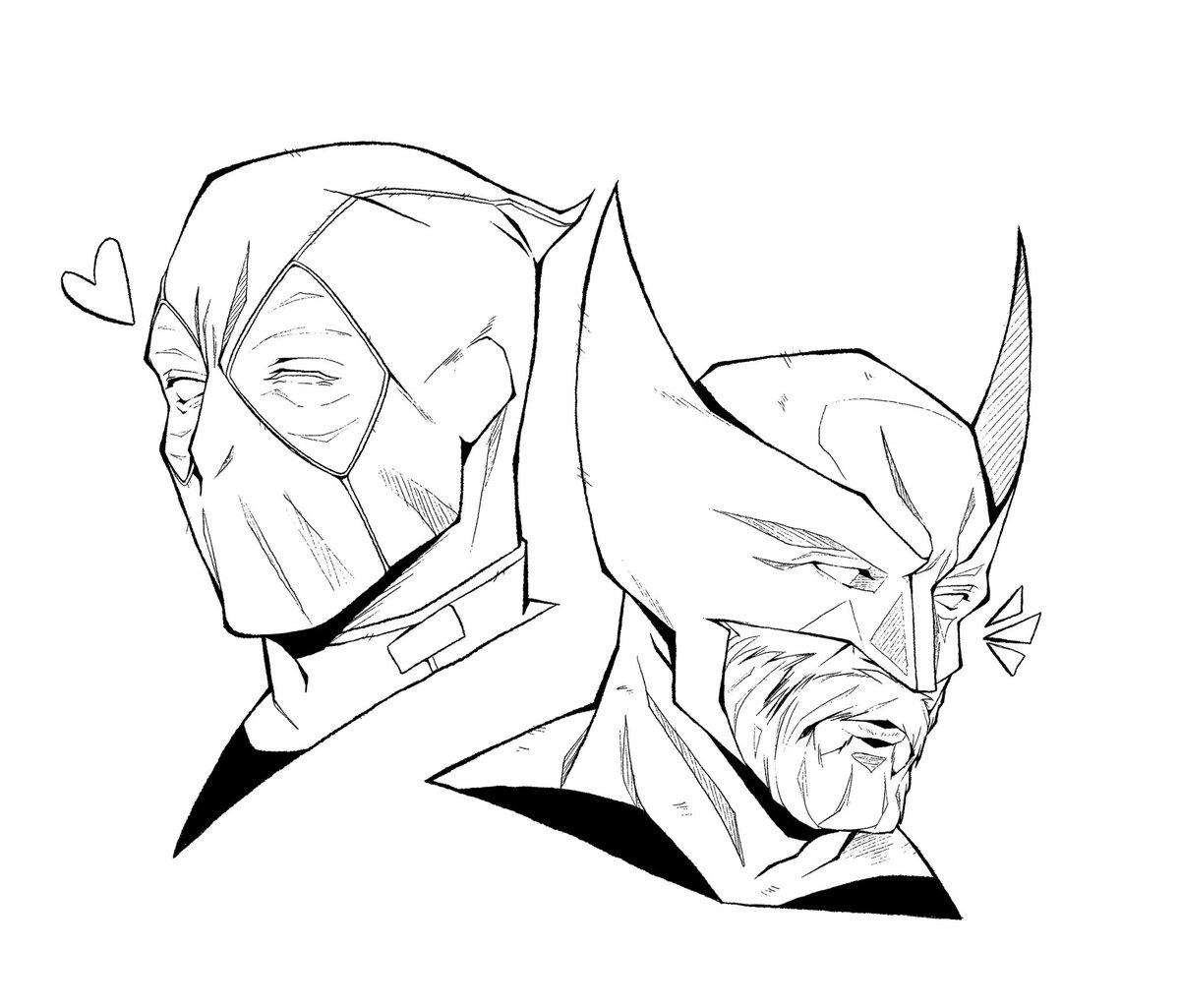 can’t sleep so i doodled my fave freaks
#Wolverine #Deadpool #marvel