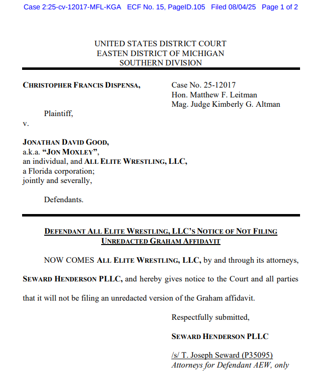 Update on this: 

AEW today says it won't file an unredacted version of its filing that would disclose the trustees and beneficiaries behind Beatnik Investments LLC, the entity that controls AEW.

The judge said he would remand this back to state court if AEW didn't disclose...