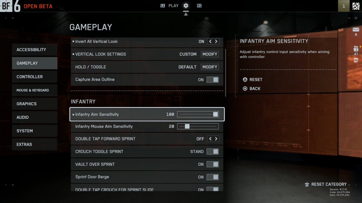 🤔Battlefield 6 Controller Settings Tip🤓

Set Sensitivity/AA/Etc in Gameplay Tab.
Now Controller Tab will be filled for you.

Full Guide Here➡️ youtu.be/1bimsrT38sI