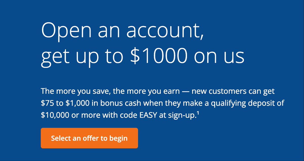 USCCStrategy's tweet image. #Raisin #Savebetter: Up To $1,000 #Savings Bonus With Up To $50,000 Deposit. stack with TopCashBack $100 bonus.
raisin.com/en-us/easy-to-…
TopCashBack $100 bonus: topcashback.com/raisin/
Signup #TopCashBack: topcashback.com/ref/kuku101