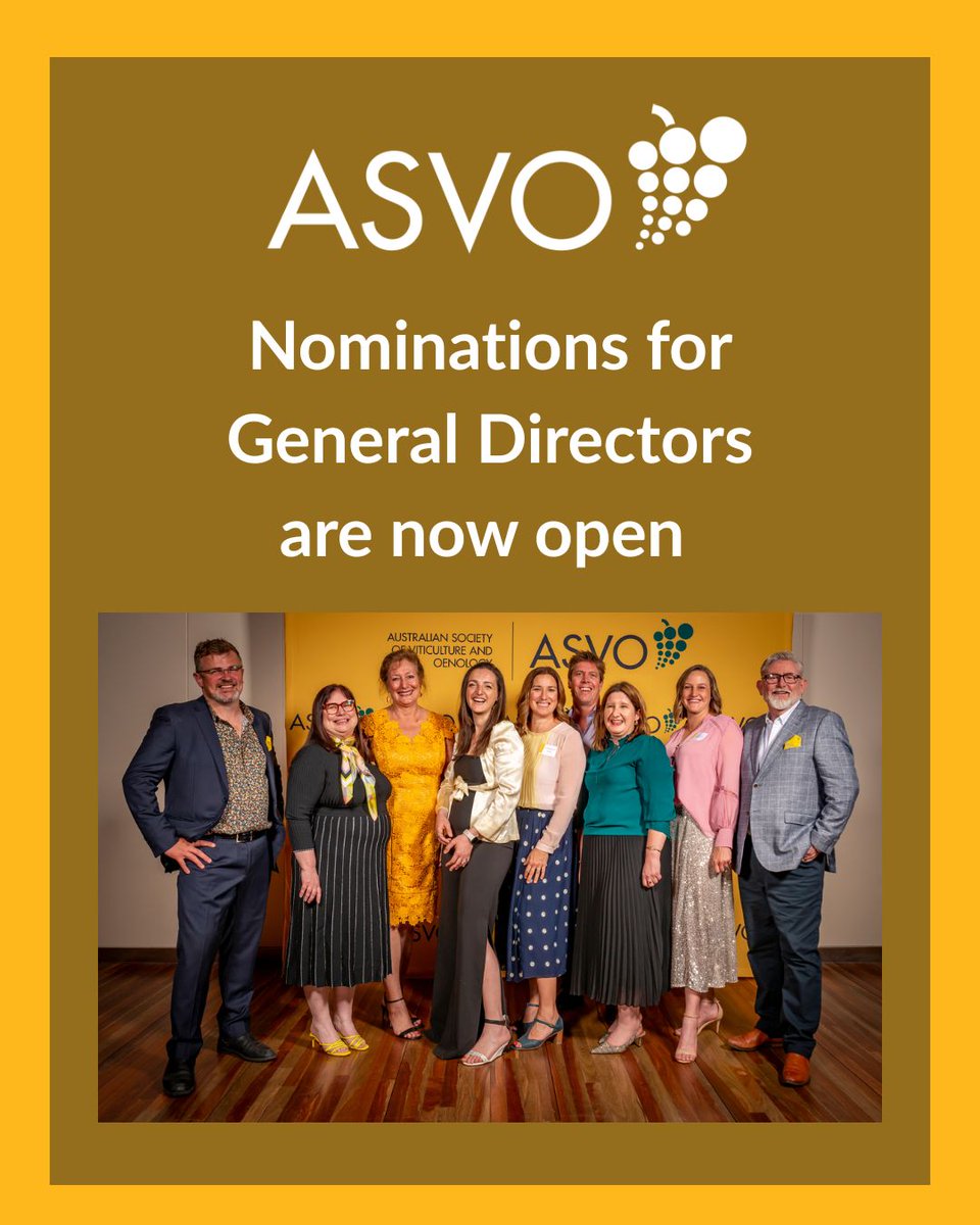 ASVO members:  Nominations are now open for three General Director positions on the ASVO Board. ASVO members are invited to nominate by 29 August. Members can log in and nominate at buff.ly/LJM261W