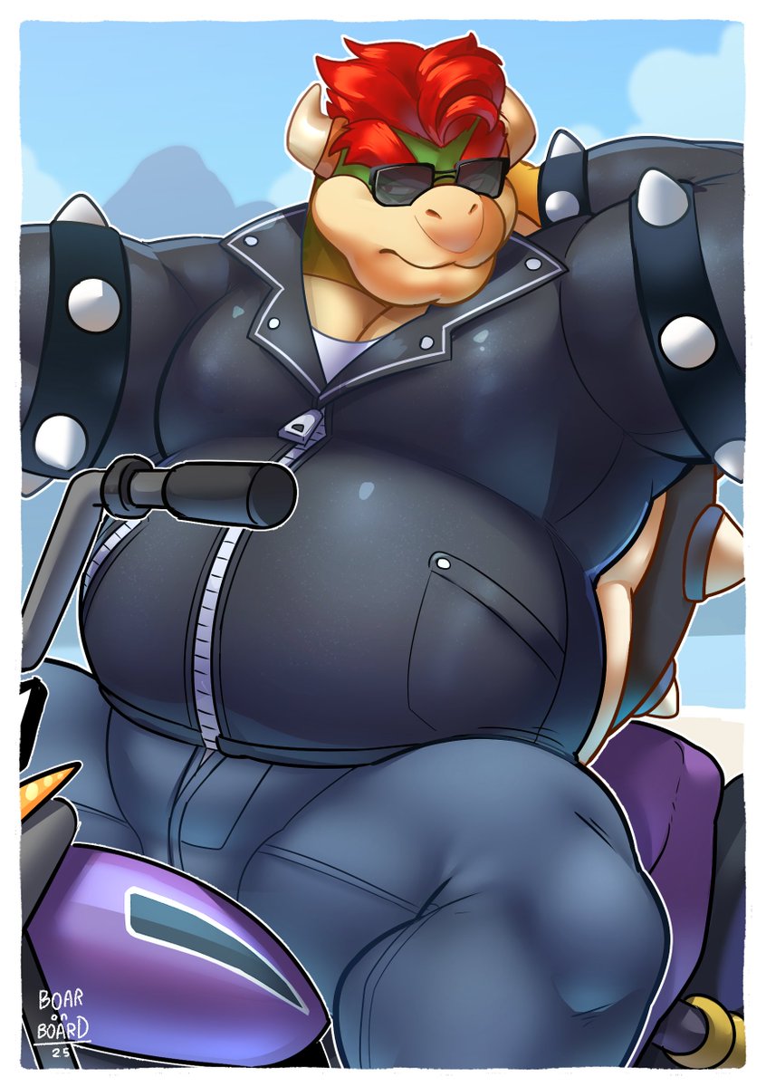 The King is out for a ride.
There are more versions up on PP!
#BowserDay #BowserDay2025
