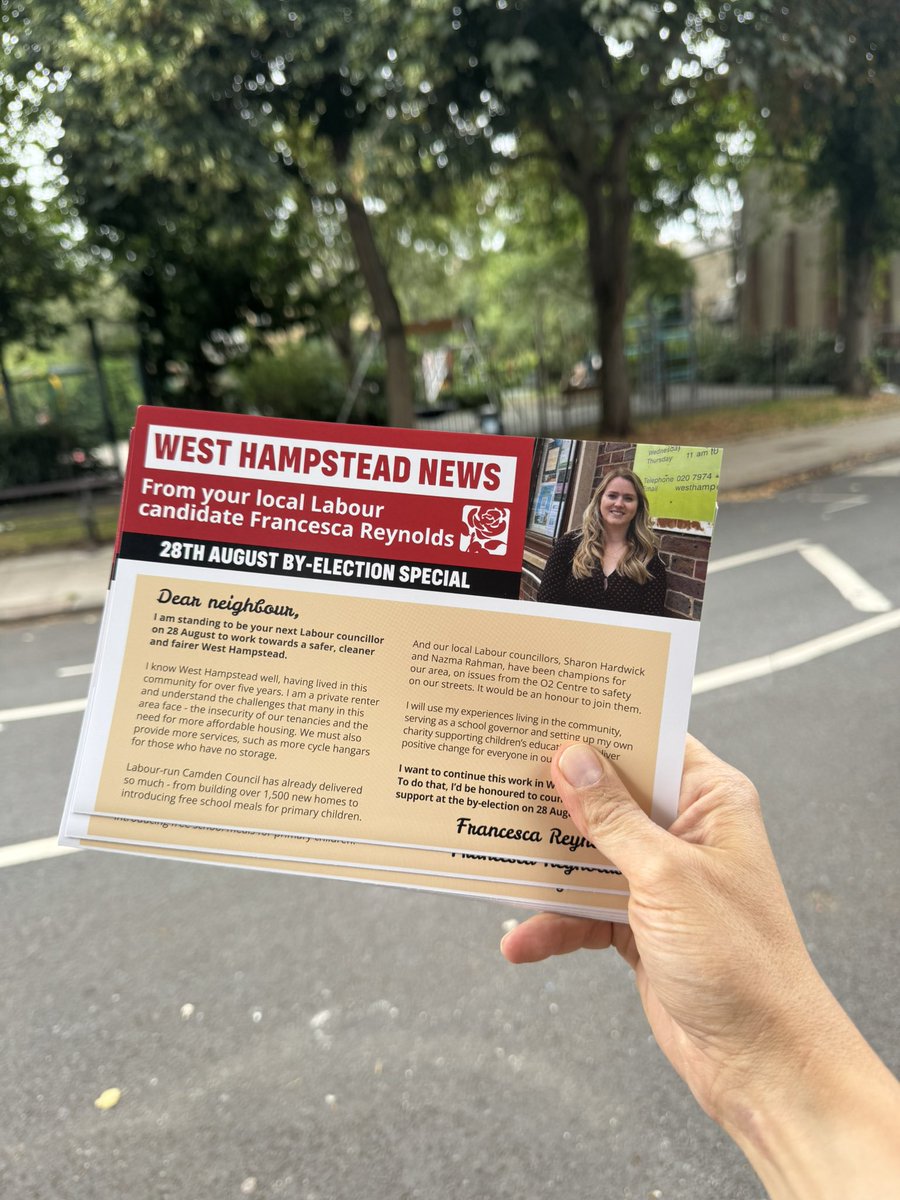 Mike Katz (@mikekatz) on Twitter photo Great response on the doorstep this evening and over the weekend, campaigning for <a href="/CescaReynolds/">Francesca Reynolds</a>, <a href="/CamdenLabour/">Camden Labour πΉ</a>'s fantastic candidate in the West Hampstead by-election! Great response on the doorstep this evening and over the weekend, campaigning for <a href="/CescaReynolds/">Francesca Reynolds</a>, <a href="/CamdenLabour/">Camden Labour πΉ</a>'s fantastic candidate in the West Hampstead by-election!