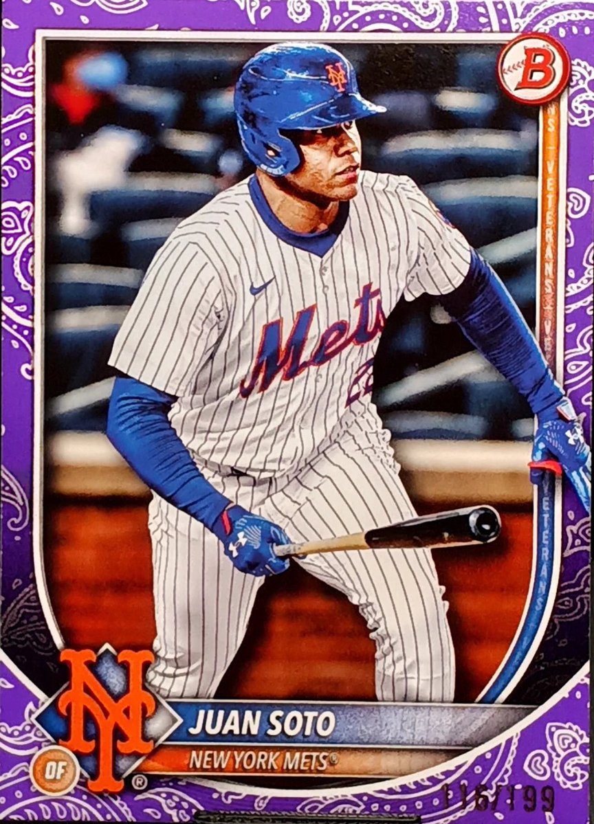 MetCast (@metcastpod) on Twitter photo 🚨🚨METS GIVEAWAY🚨🚨
LETS GET THIS MAN GOING! 🔥
- 2025 Juan Soto Bowman Purple Limited Edition 116/199 🍎
To Enter
🔹 Follow Us & <a href="/DanBartels2/">Dan Bartels</a>
🔸Repost
*Bonus Entry*
- Tag 2 Mets fans
Winner called when Mets win the Guardians series! #LGM 🚨🚨METS GIVEAWAY🚨🚨
LETS GET THIS MAN GOING! 🔥
- 2025 Juan Soto Bowman Purple Limited Edition 116/199 🍎
To Enter
🔹 Follow Us & <a href="/DanBartels2/">Dan Bartels</a>
🔸Repost
*Bonus Entry*
- Tag 2 Mets fans
Winner called when Mets win the Guardians series! #LGM
