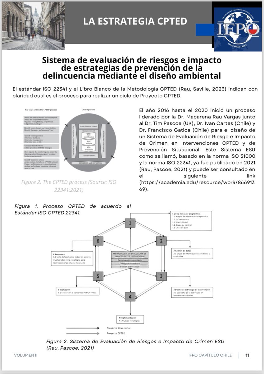 Estimado Marcelo Serey, lider de IFPO Chile, gracias por incluir mi articulo de CPTED en su boletín de agosto!!!!!
Saludos,
Dr. Macarena Rau
ICA President 
@marcelo_serey_gonzalez #cpted #cptedregion #cptedzonasur #iso22341