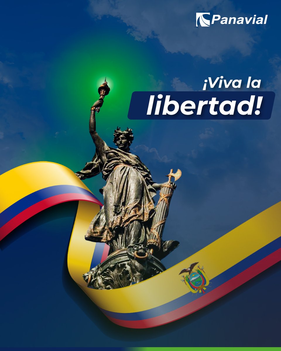 🇪🇨 ¡10 de Agosto!
Una fecha que nos recuerda el valor de luchar por nuestros ideales.
¡Viva el Ecuador libre! 💛💙❤️