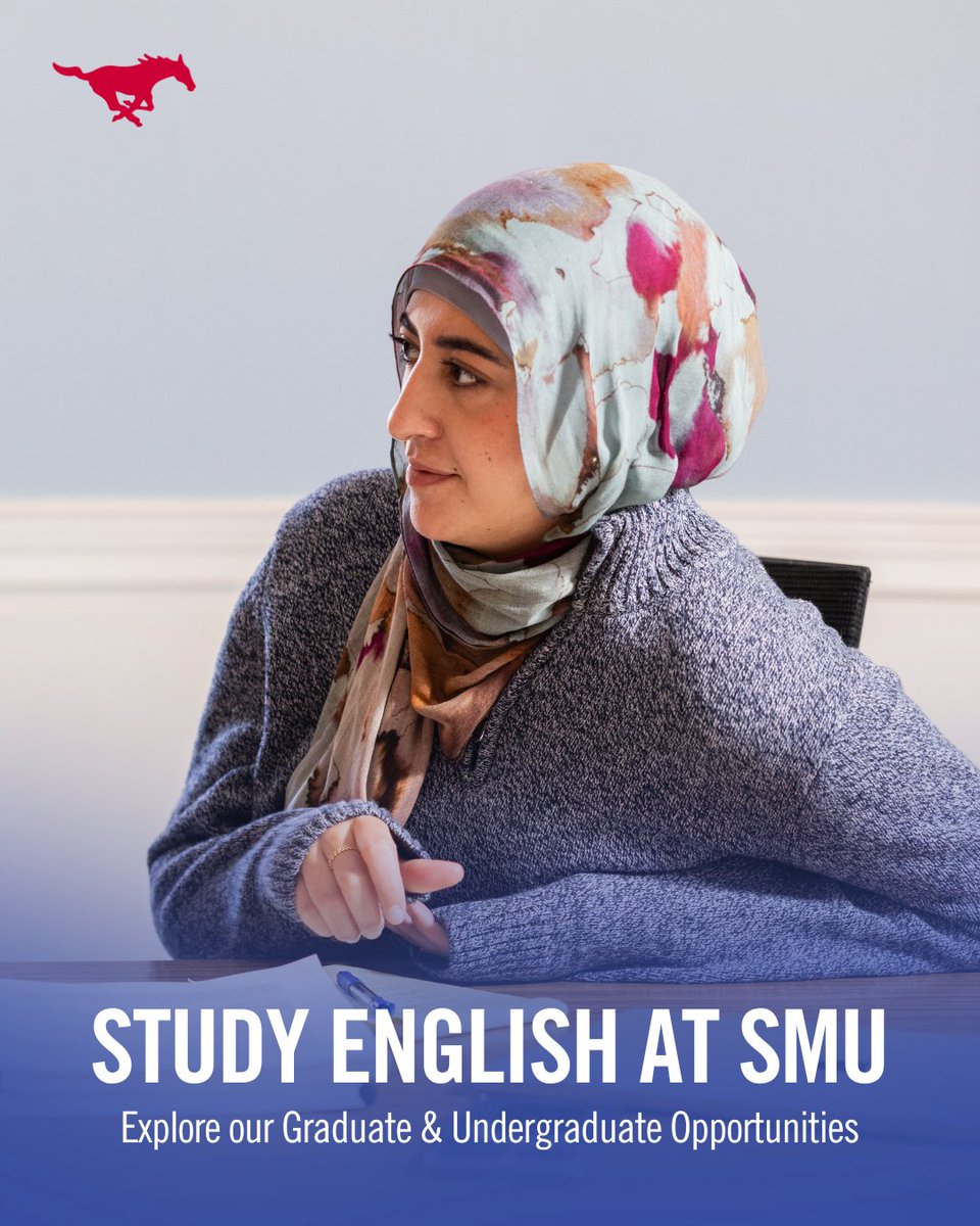 Study English at SMU 📖

Whether you’re pursuing English as an undergraduate or a graduate student, our program offers rich academic opportunities for students looking to widen their scope of learning and advance their careers.
