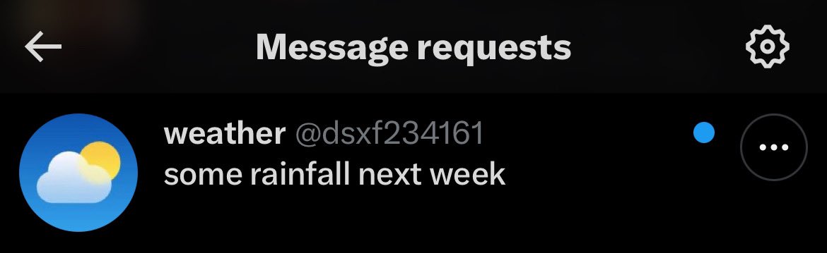 brint's tweet image. in a sea of porn bots at least i can get the weather