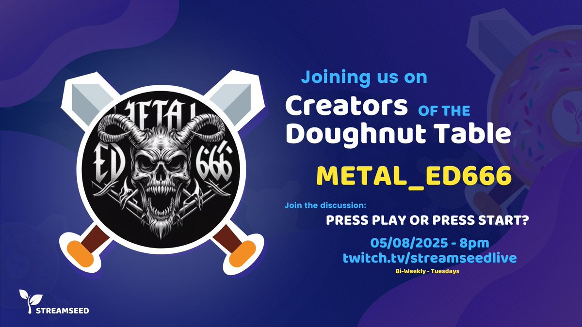 i honestly can not wait for this is going to be amazing and what a topic as well going to be awesome  join us  chatting shit XD 8pm over on the streamsead twitch 
twitch.tv/streamseedlive