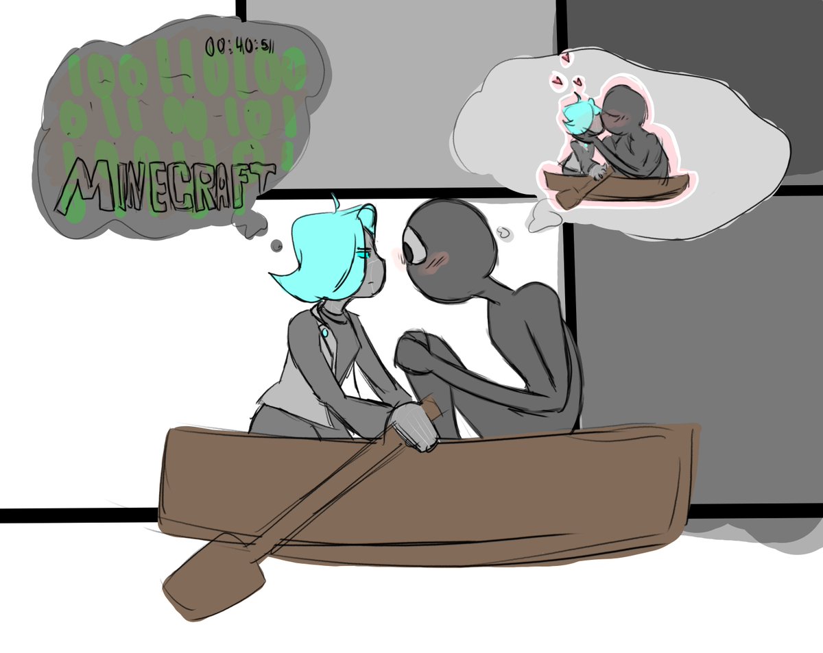 Drawing Minecraft Yaoi in the year of our Lord 2025 was not on my bingo card this year but here we are
#oneshef