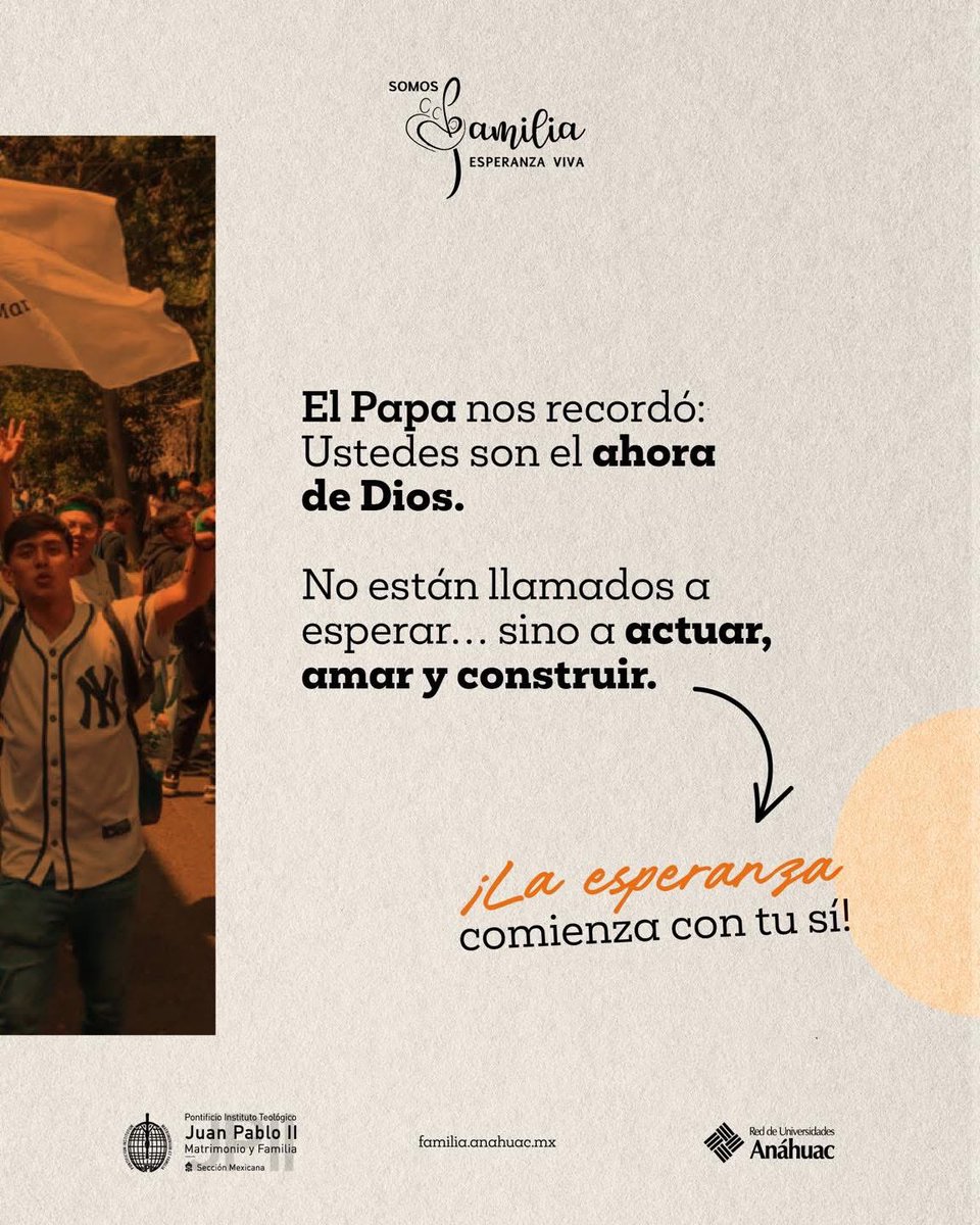 Durante estos días, miles de jóvenes respondieron al llamado de Dios con alegría, fe y esperanza.

 ✨📸 ¿Tú también lo viviste? Cuéntanos tu experiencia👇

 #JubileoDeLosJóvenes #SomosFamilia #JuventudConCristo